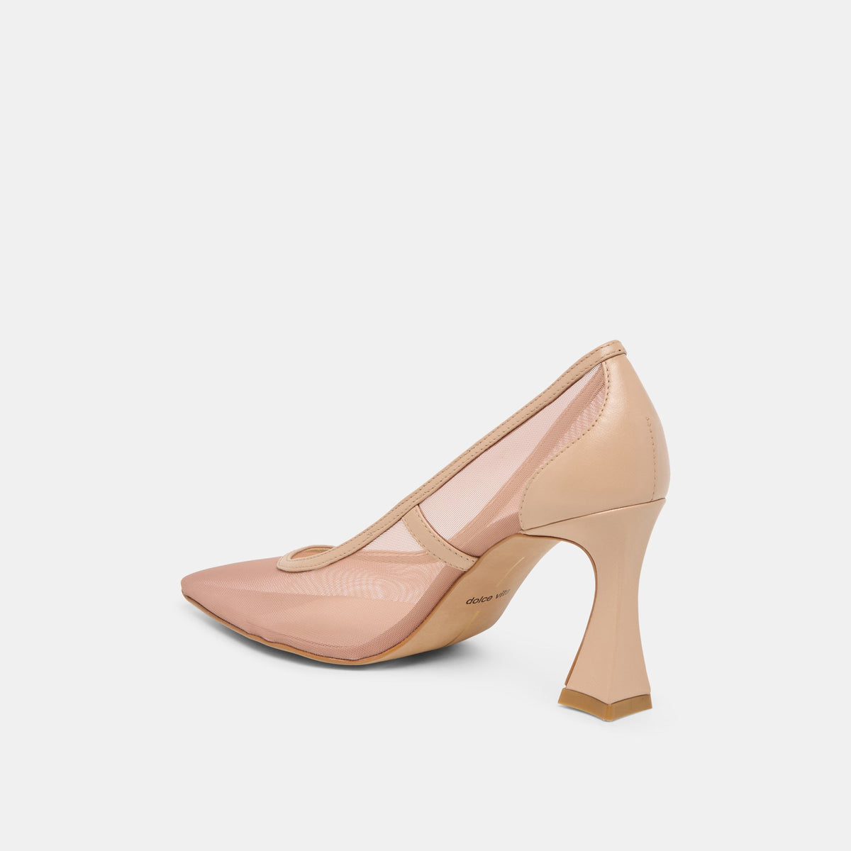 Dolce Vita SHOES Malory Lt Tan Mesh Heels