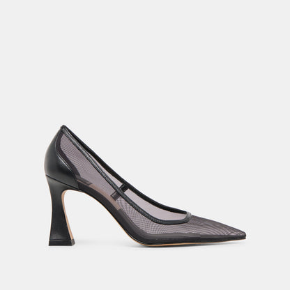 Dolce Vita SHOES Malory Onyx Mesh Heels