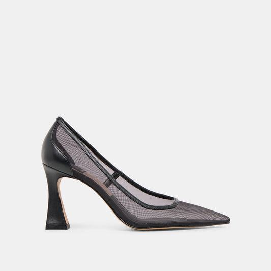 Dolce Vita SHOES Malory Onyx Mesh Heels