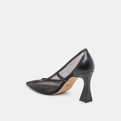 Dolce Vita SHOES Malory Onyx Mesh Heels