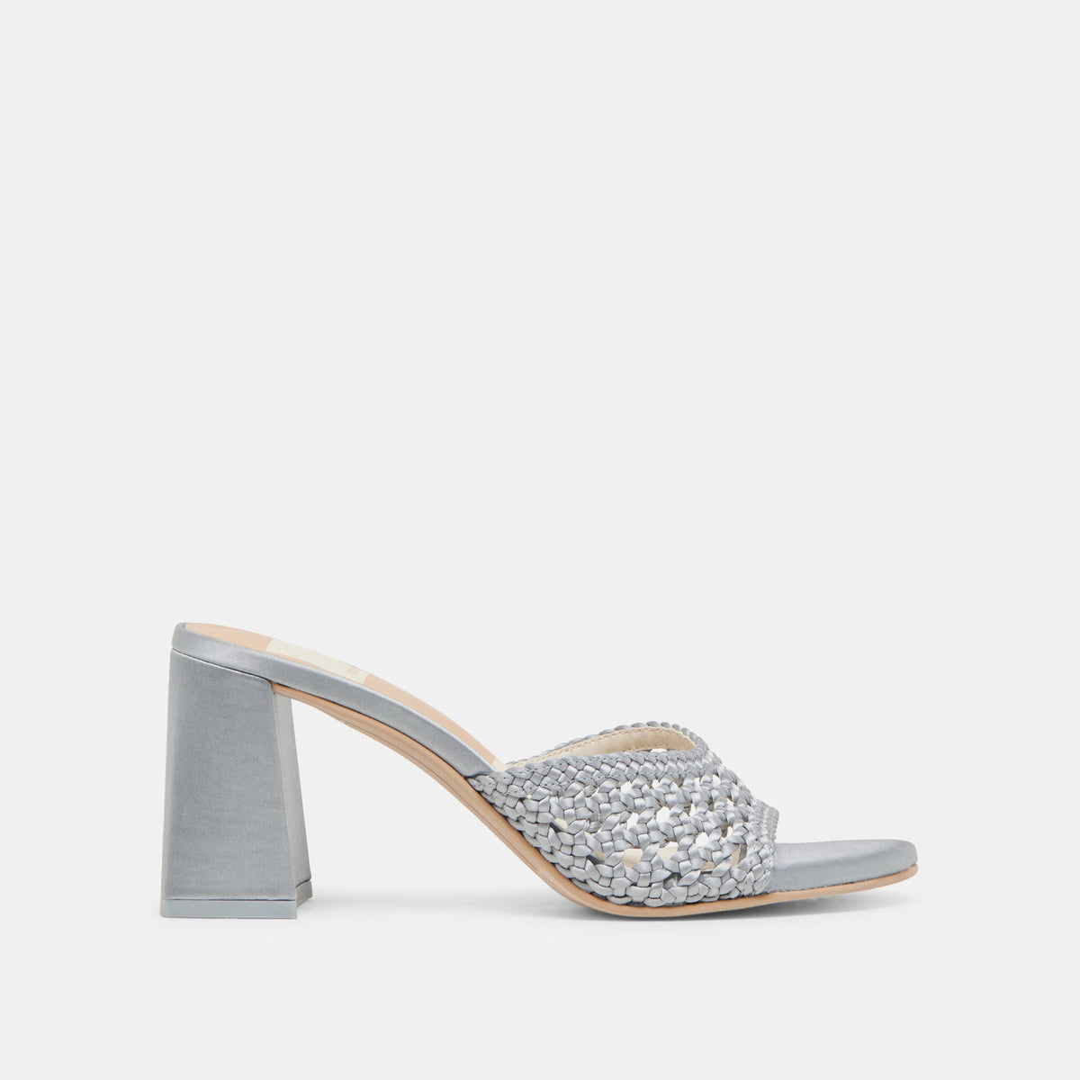 Dolce Vita SHOES MARGOE HEELS LIGHT BLUE WOVEN SATIN
 – Dolce Vita