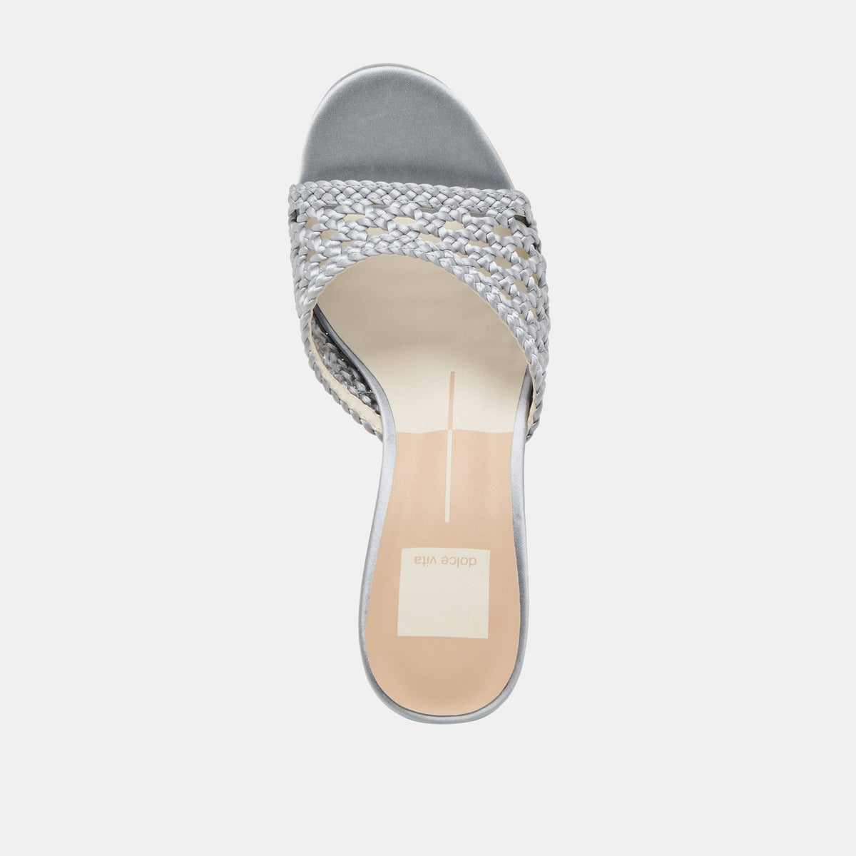 Dolce Vita SHOES MARGOE HEELS LIGHT BLUE WOVEN SATIN
 – Dolce Vita