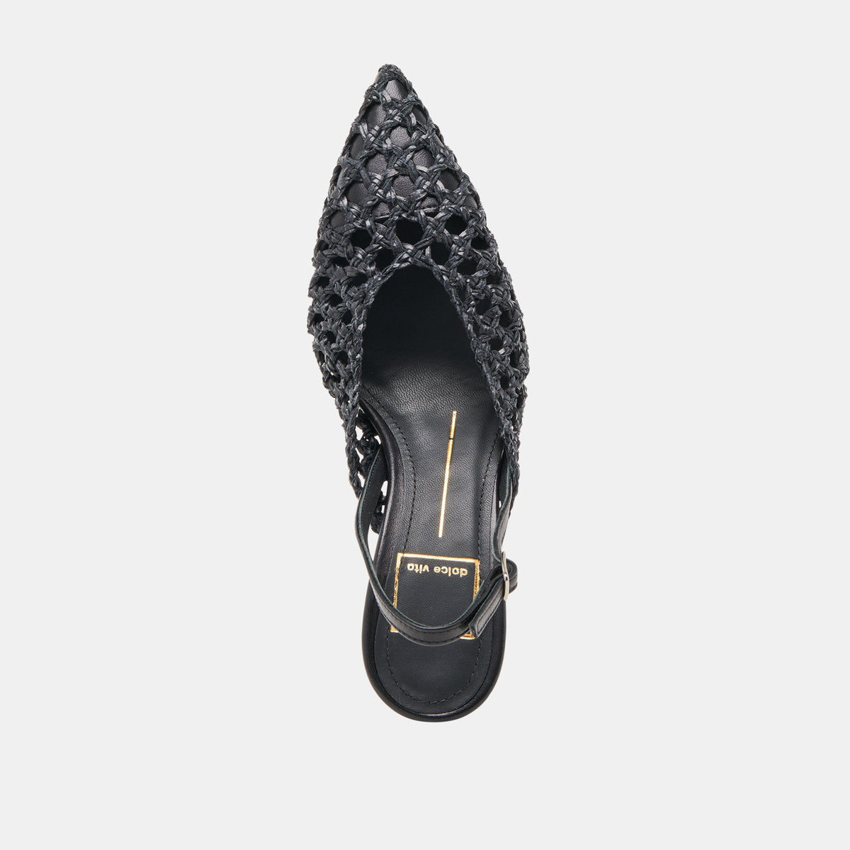 Dolce Vita SHOES GLORIA HEELS BLACK WOVEN
 – Dolce Vita