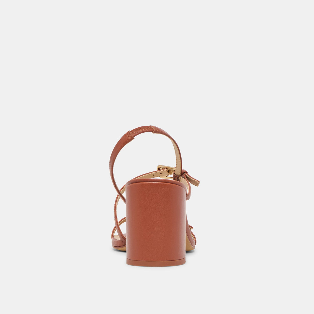 Dolce Vita SHOES Faye Cognac Leather Heels
