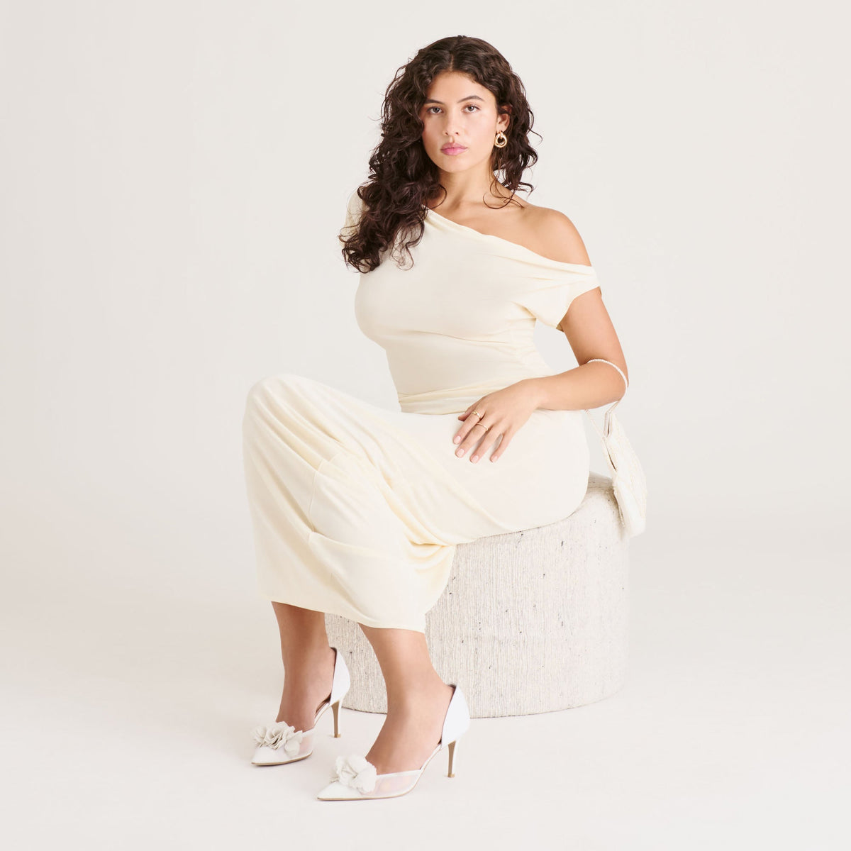 Dolce Vita SHOES Evelin White Mesh Heels