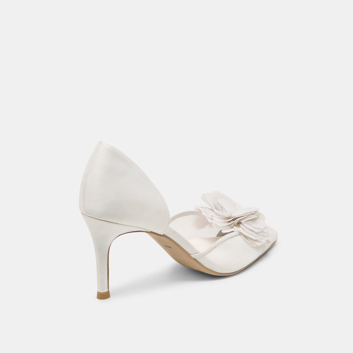 Dolce Vita SHOES Evelin White Mesh Heels