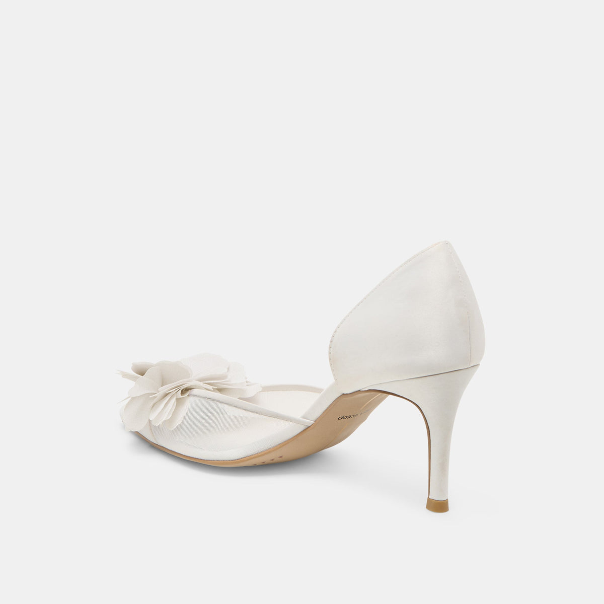 Dolce Vita SHOES Evelin White Mesh Heels