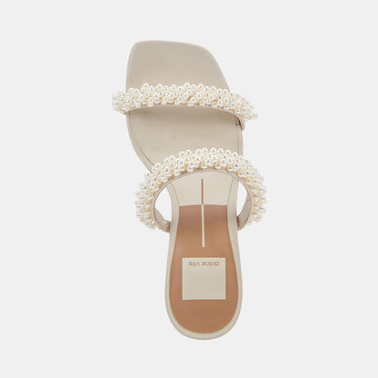 Dolce Vita SHOES NOEL Heels Vanilla Pearls | Vanilla Pearl Bead Heels
 – Dolce Vita