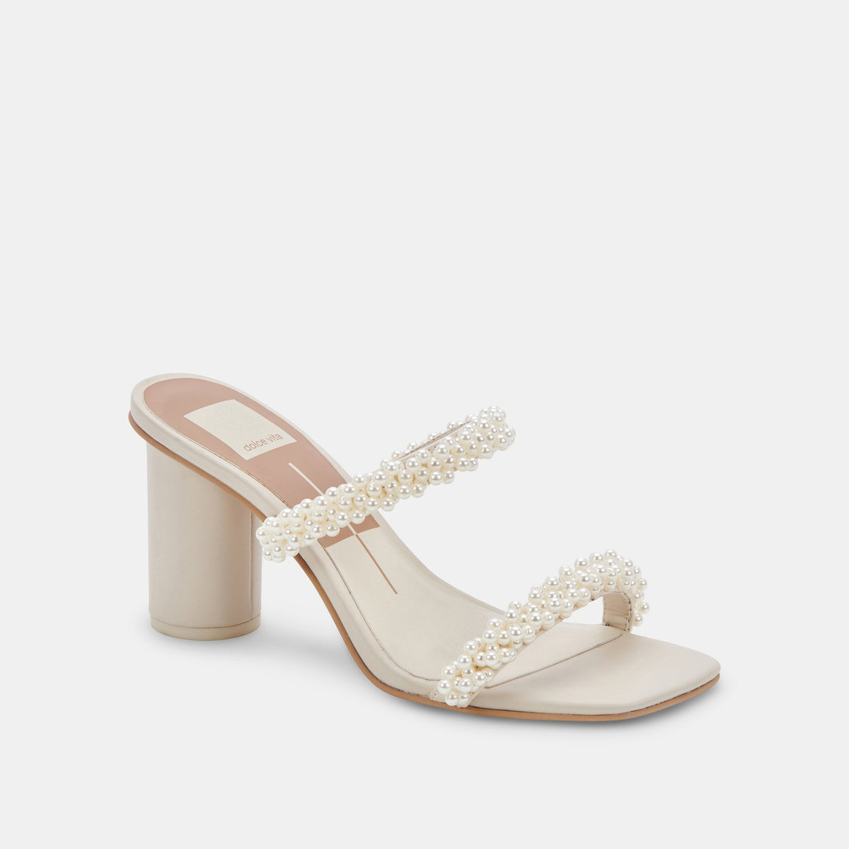 Dolce Vita SHOES NOEL Heels Vanilla Pearls | Vanilla Pearl Bead Heels
 – Dolce Vita