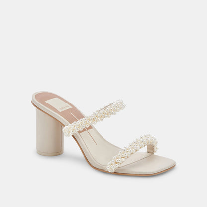 Dolce Vita SHOES NOEL Heels Vanilla Pearls | Vanilla Pearl Bead Heels
 – Dolce Vita