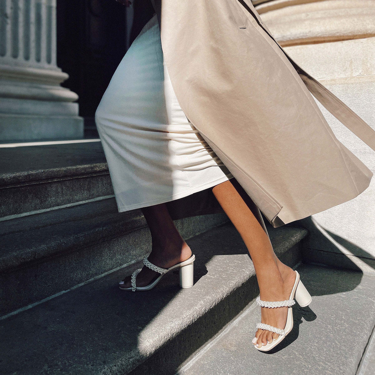 Dolce Vita SHOES NOEL Heels Vanilla Pearls | Vanilla Pearl Bead Heels
 – Dolce Vita