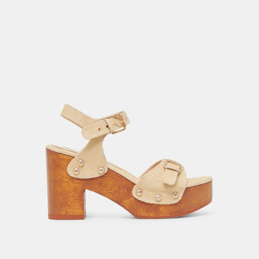 Dolce Vita SHOES YANDY HEELS LT NATURAL RAFFIA
 – Dolce Vita