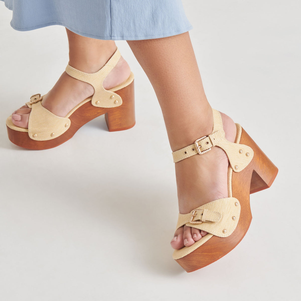Dolce Vita SHOES YANDY HEELS LT NATURAL RAFFIA
 – Dolce Vita