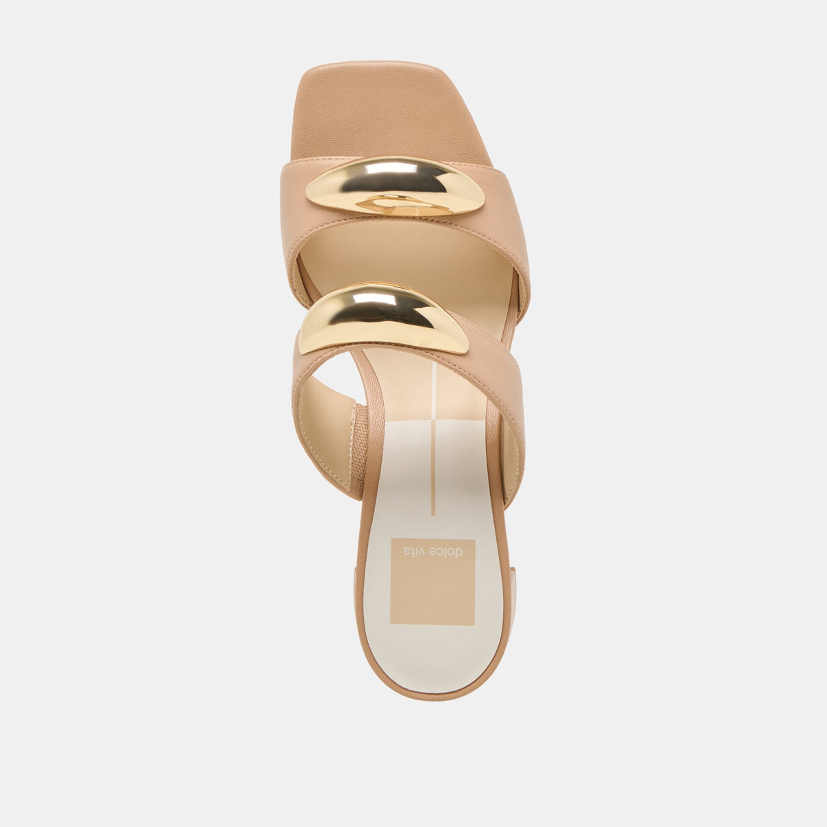 Dolce Vita SHOES Barnet Light Tan Leather Heels