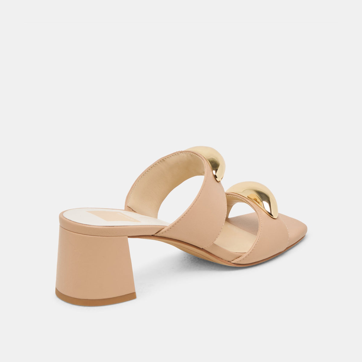 Dolce Vita SHOES Barnet Light Tan Leather Heels