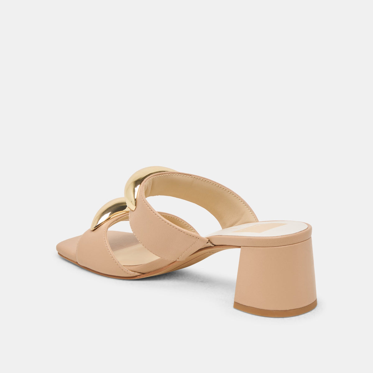 Dolce Vita SHOES Barnet Light Tan Leather Heels