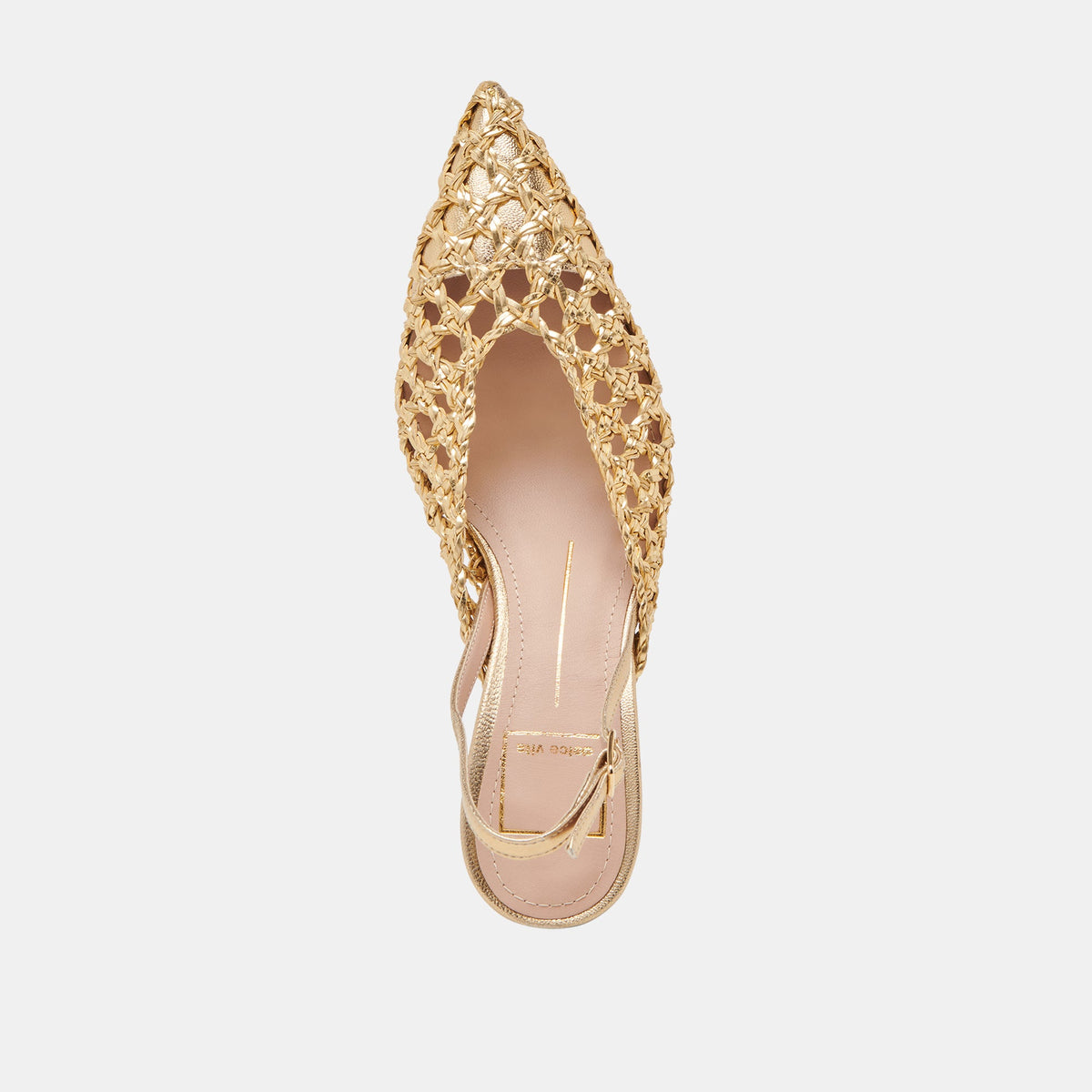Dolce Vita SHOES GLORIA HEELS GOLD WOVEN
 – Dolce Vita