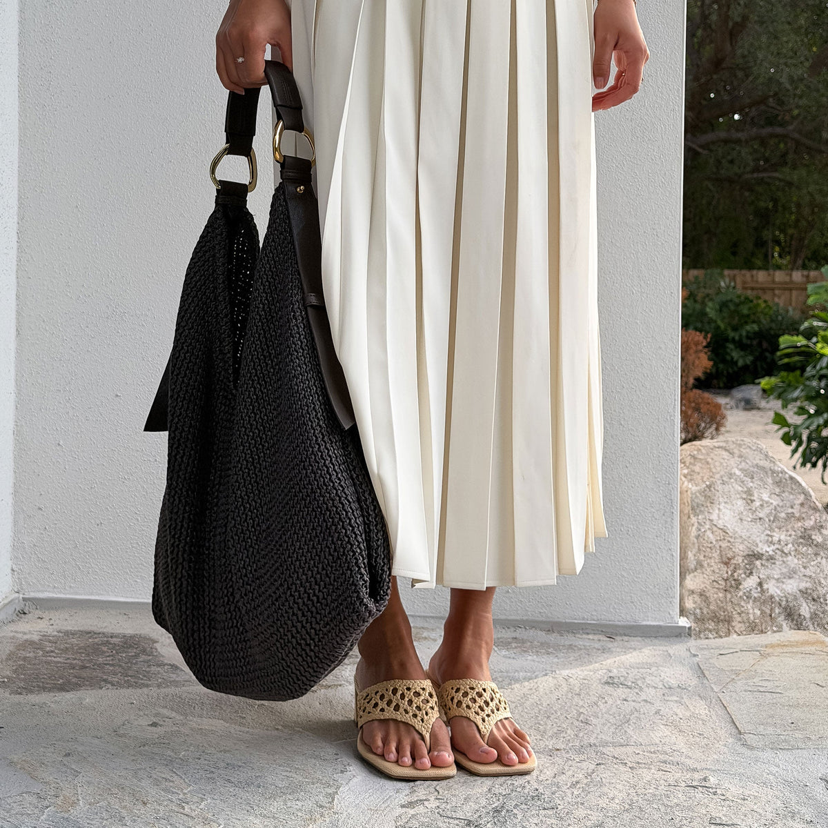 Dolce Vita SHOES Barlo Lt Natural Woven Raffia Heels
