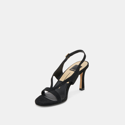 Dolce Vita SHOES Izela Onyx Suede Heels