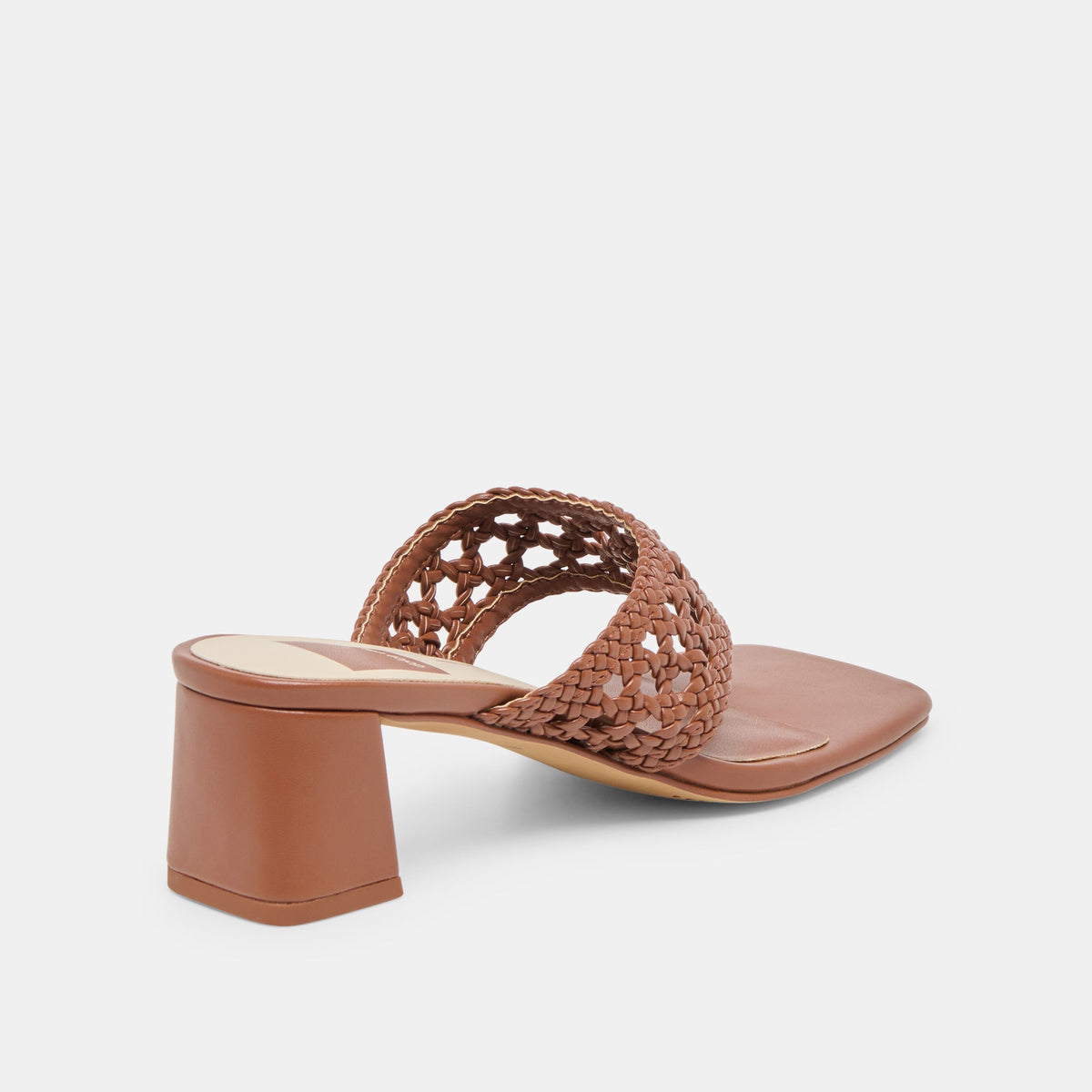 Dolce Vita SHOES Barlo Cognac Woven Stella Heels