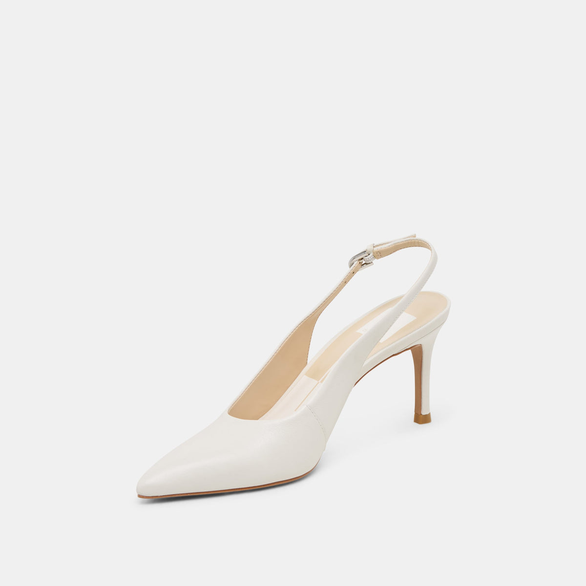Dolce Vita SHOES ELASI HEELS WHITE LEATHER
 – Dolce Vita