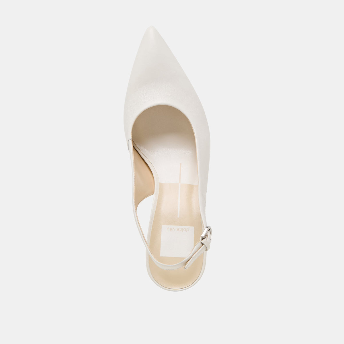 Dolce Vita SHOES ELASI HEELS WHITE LEATHER
 – Dolce Vita