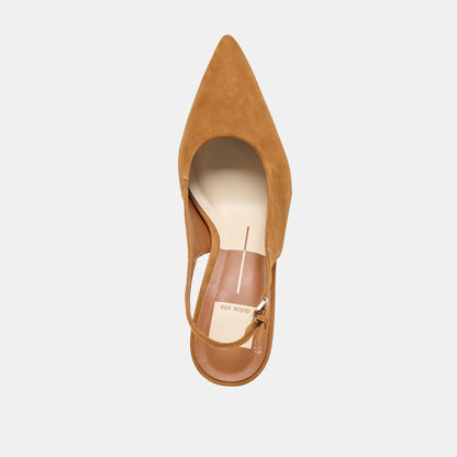 Dolce Vita SHOES Elasi Brown Nubuck Heels