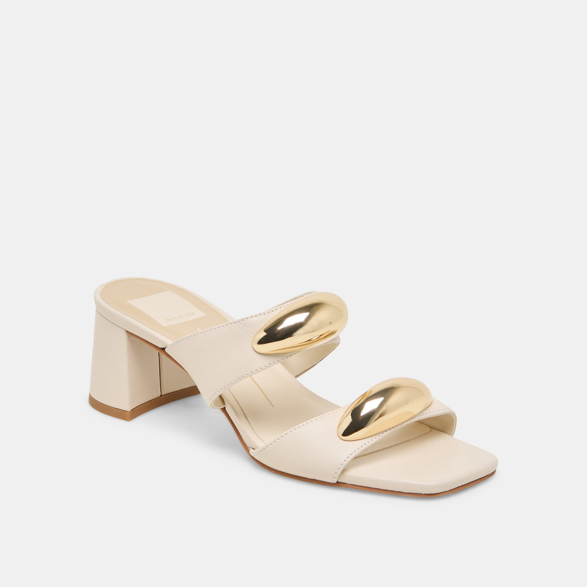 Dolce Vita SHOES Barnet Bone Leather Heels