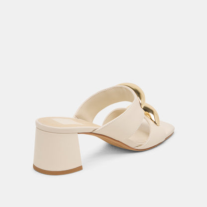 Dolce Vita SHOES Barnet Bone Leather Heels