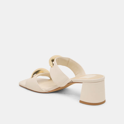 Dolce Vita SHOES Barnet Bone Leather Heels