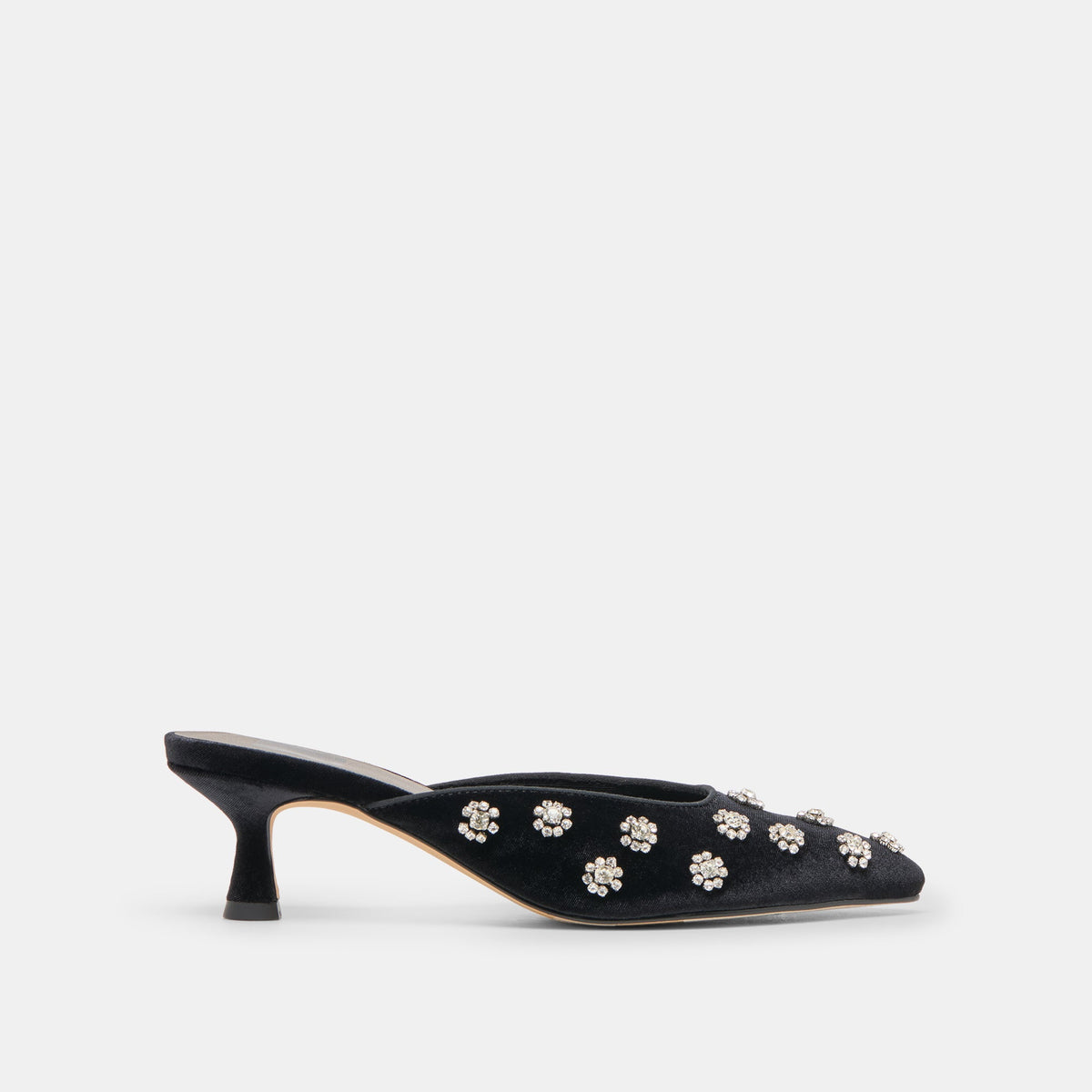 Dolce Vita SHOES Clara Nero Velvet Heels