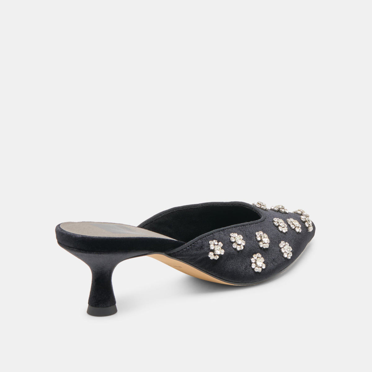 Dolce Vita SHOES Clara Nero Velvet Heels