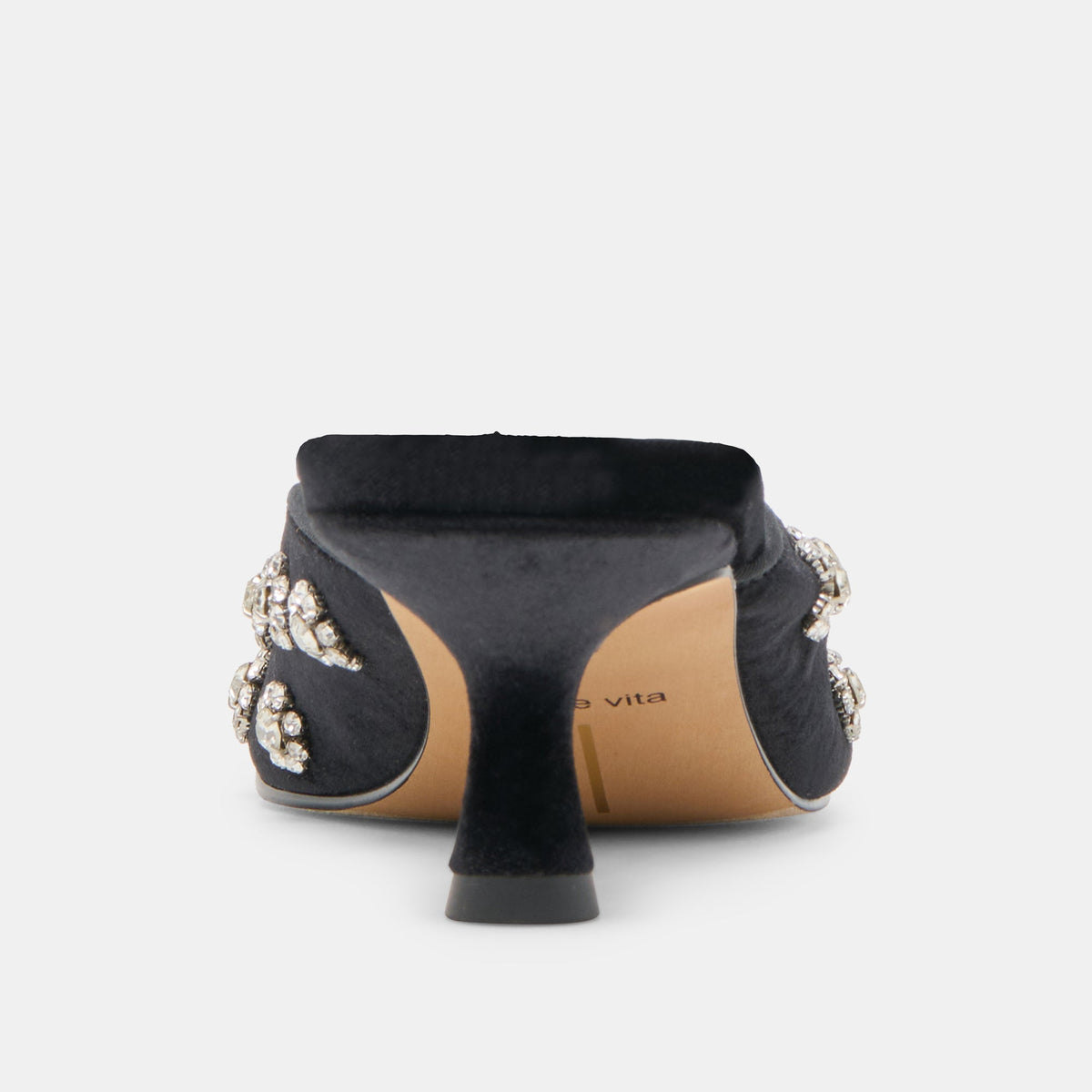 Dolce Vita SHOES Clara Nero Velvet Heels
