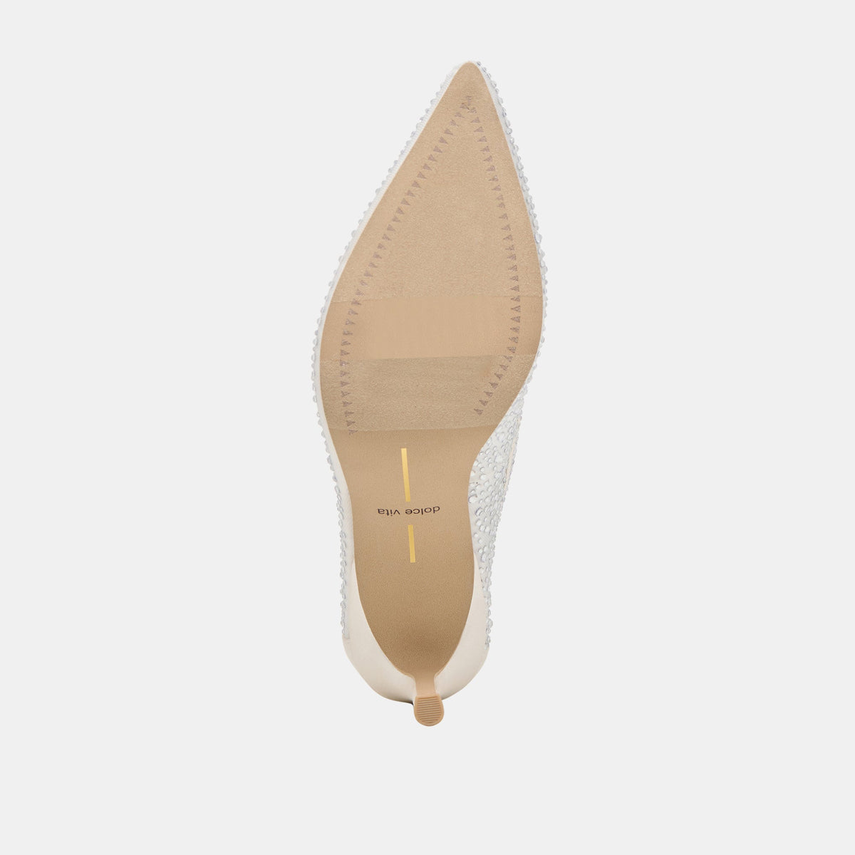 Dolce Vita SHOES Kashe Crystal White Mesh Heels