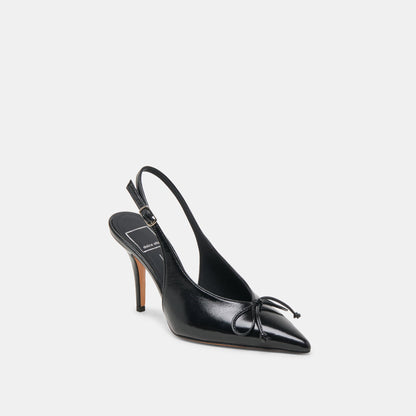 Dolce Vita SHOES GEENA HEELS BLACK LEATHER
 – Dolce Vita