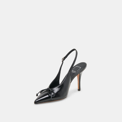 Dolce Vita SHOES GEENA HEELS BLACK LEATHER
 – Dolce Vita