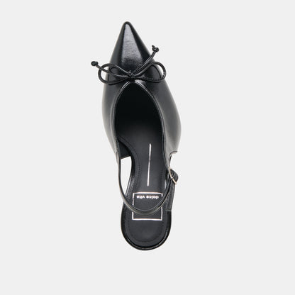 Dolce Vita SHOES GEENA HEELS BLACK LEATHER
 – Dolce Vita