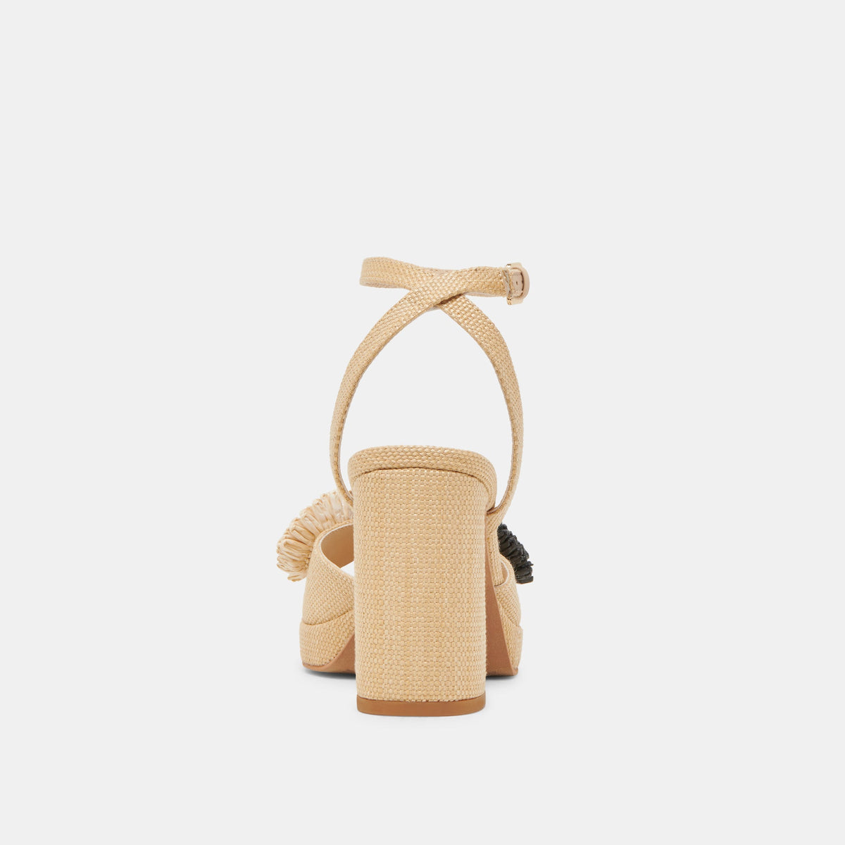 Dolce Vita SHOES OLIVEA HEELS BLACK NATURAL RAFFIA
 – Dolce Vita