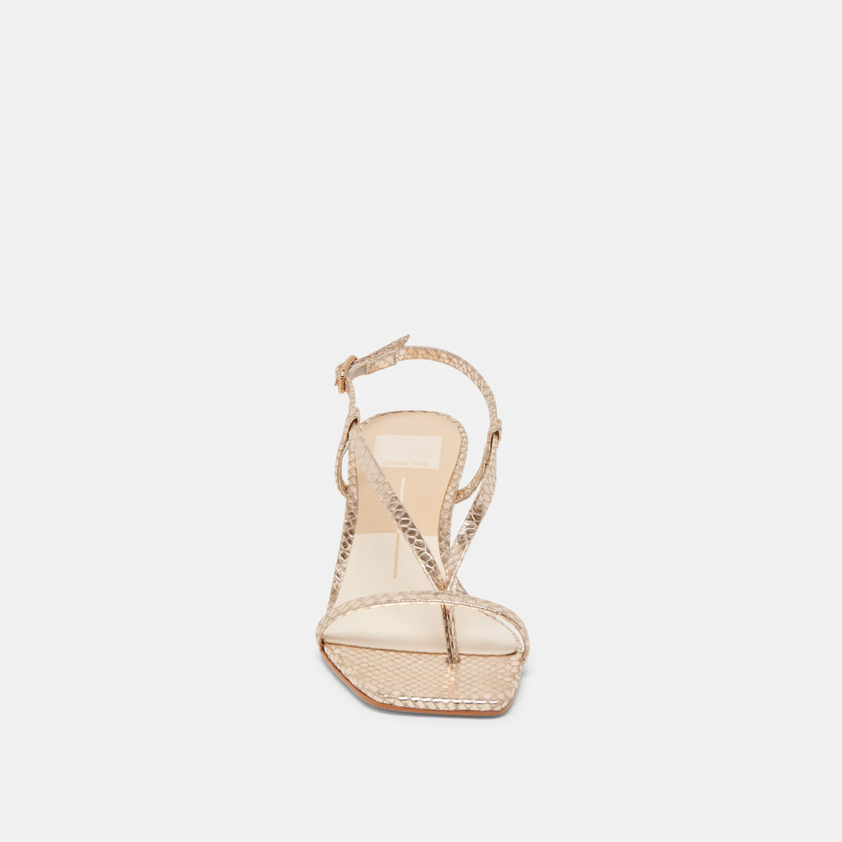 Dolce Vita SHOES LAURY HEELS CHAMPAGNE EMBOSSED LEATHER
 – Dolce Vita