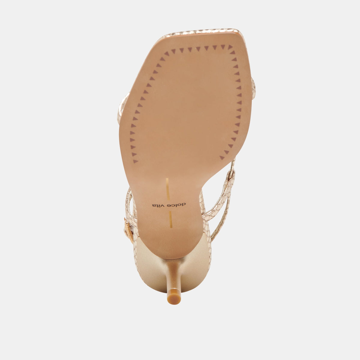 Dolce Vita SHOES LAURY HEELS CHAMPAGNE EMBOSSED LEATHER
 – Dolce Vita