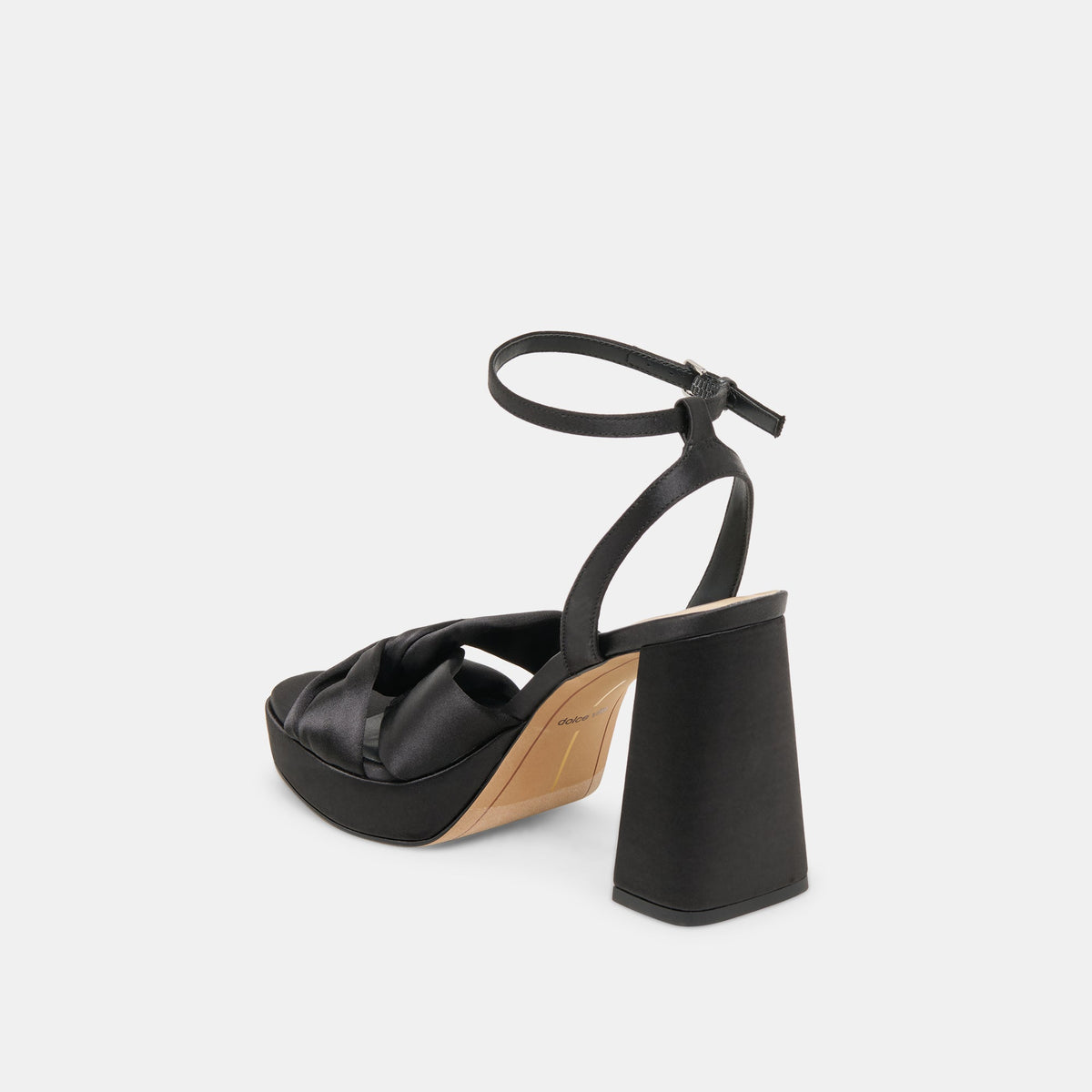 Dolce Vita SHOES PARLO HEELS ONYX SATIN
 – Dolce Vita