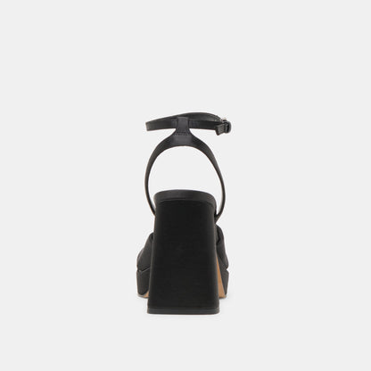 Dolce Vita SHOES PARLO HEELS ONYX SATIN
 – Dolce Vita