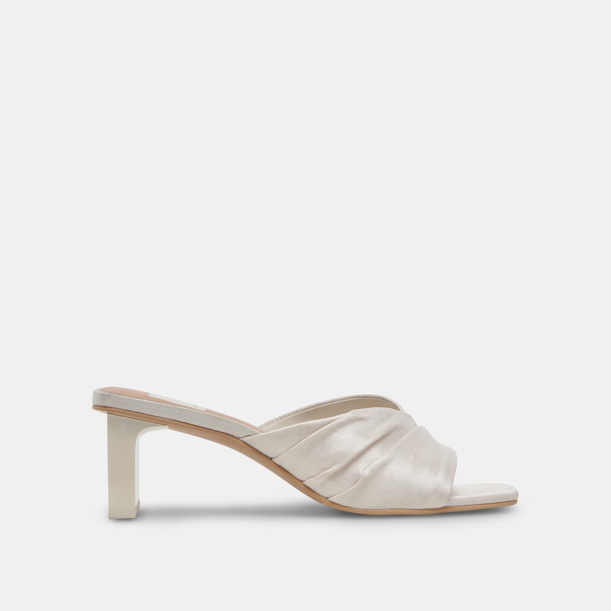 Dolce Vita SHOES CARLAN HEELS OFF WHITE SILK
 – Dolce Vita