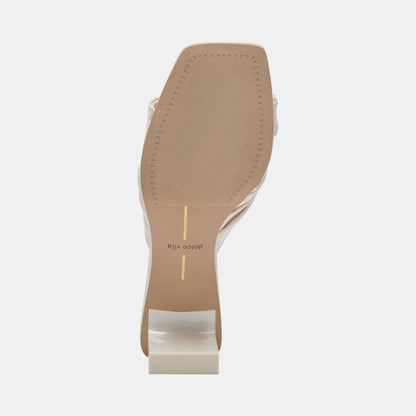 Dolce Vita SHOES CARLAN HEELS OFF WHITE SILK
 – Dolce Vita
