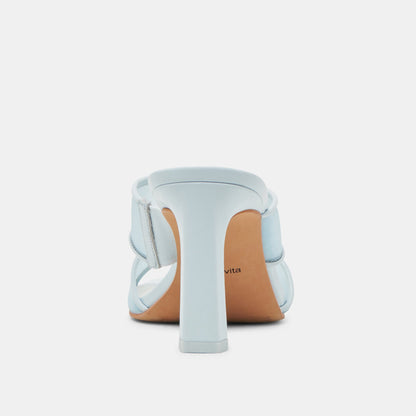 Dolce Vita SHOES Gitel Wide Ice Blue Mesh Heels