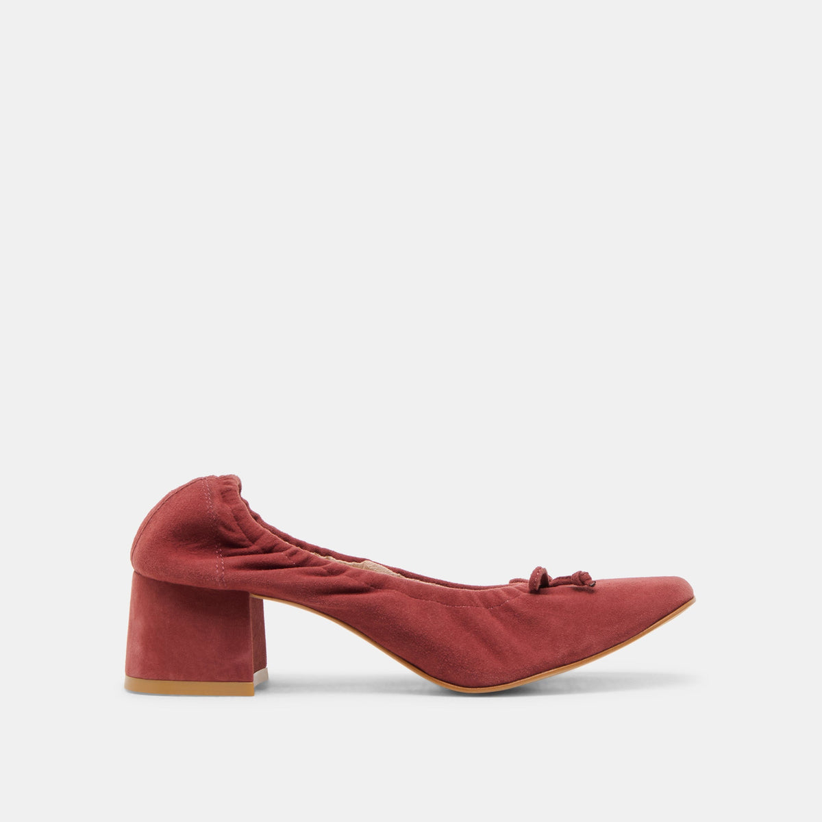 Dolce Vita SHOES Karmin Brandy Suede Heels