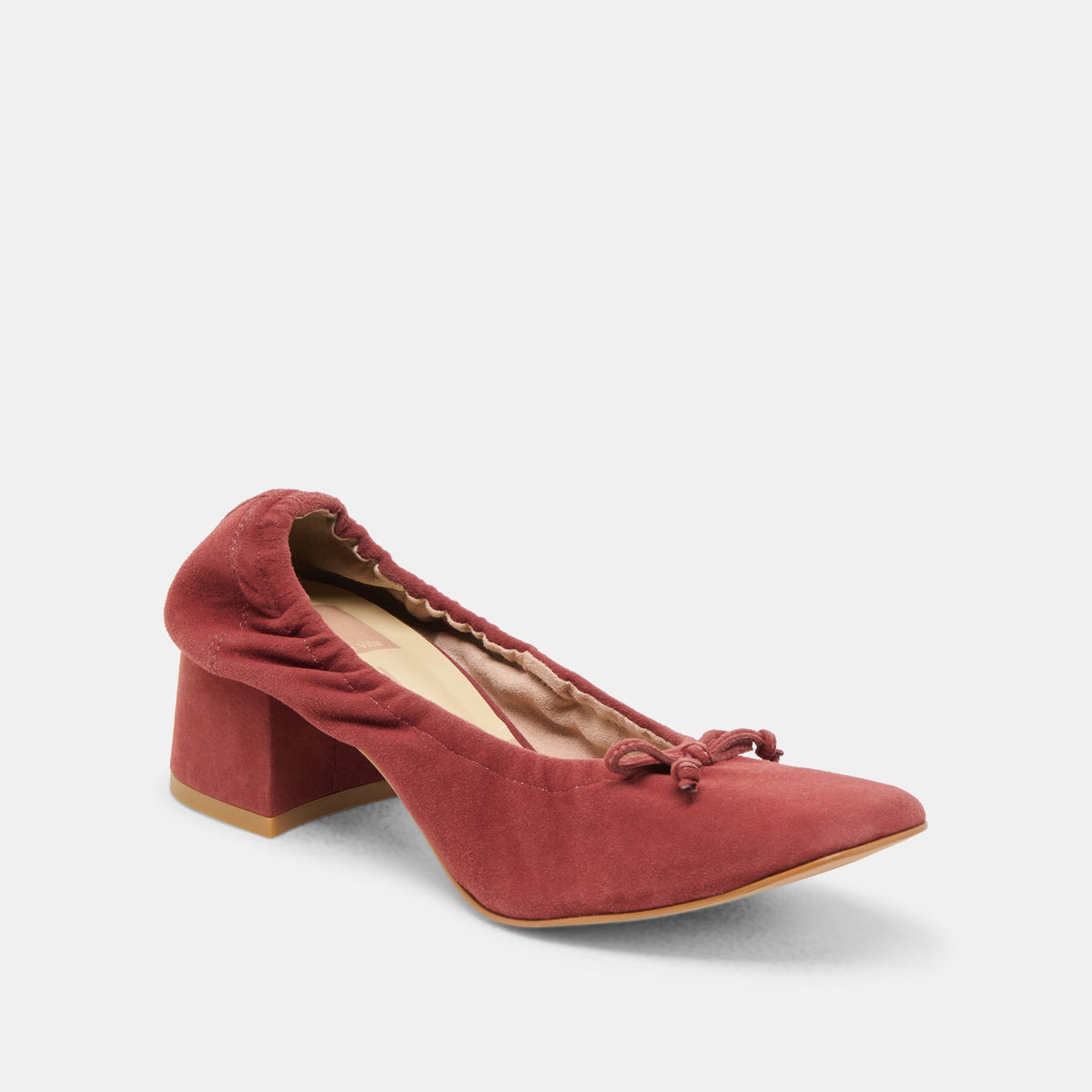Dolce Vita SHOES Karmin Brandy Suede Heels