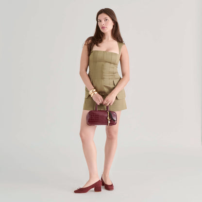 Dolce Vita SHOES Karmin Brandy Suede Heels