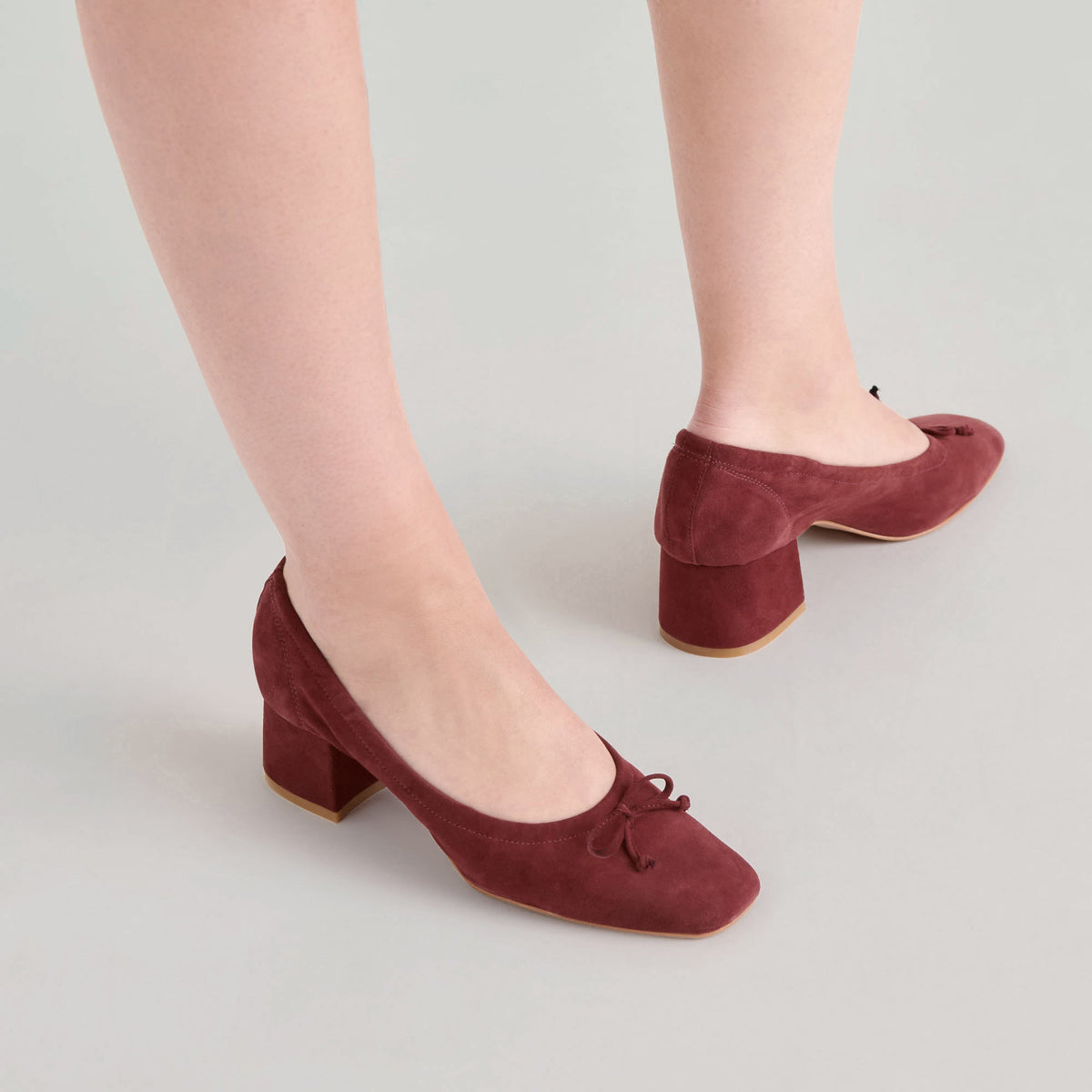Dolce Vita SHOES Karmin Brandy Suede Heels