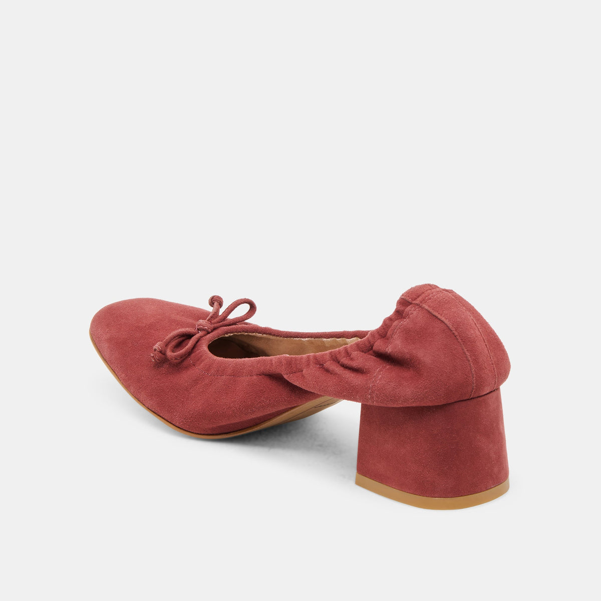 Dolce Vita SHOES Karmin Brandy Suede Heels
